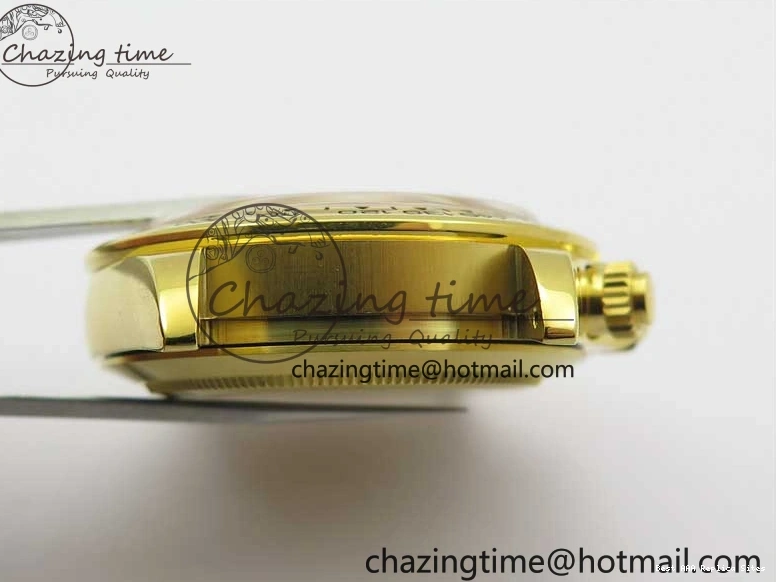 AAA Replica Watches and Daytona Noob YG Bracelet BestValue 904L SA Black Crystal Case Dial YG Best 1:1 2630 116508 Edition 0109